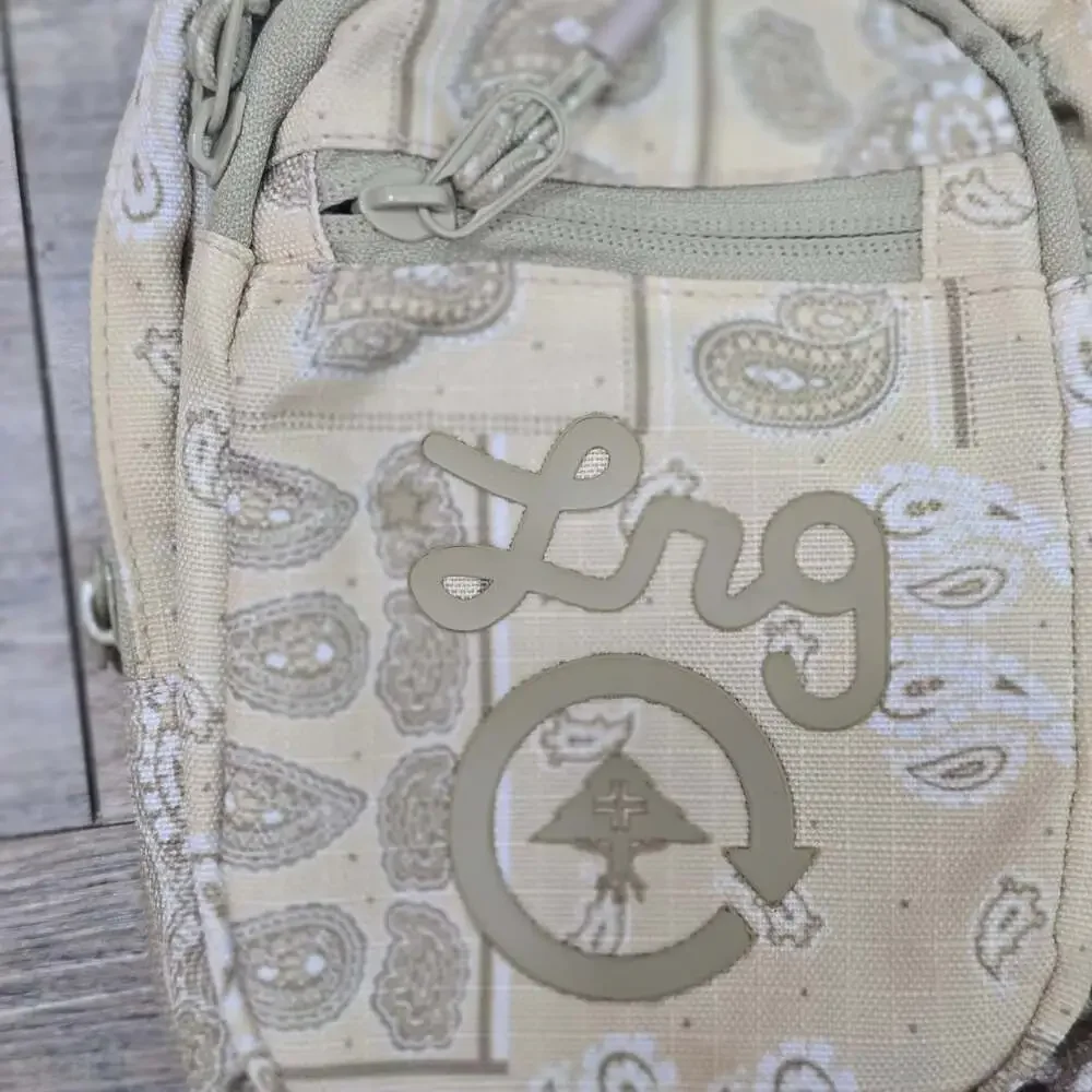 LRG Remix Utility Crossbody Bag Sand Paisley